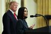 Kim Kardashian znova v Beli hiši. Trump: Sem njen oboževalec.