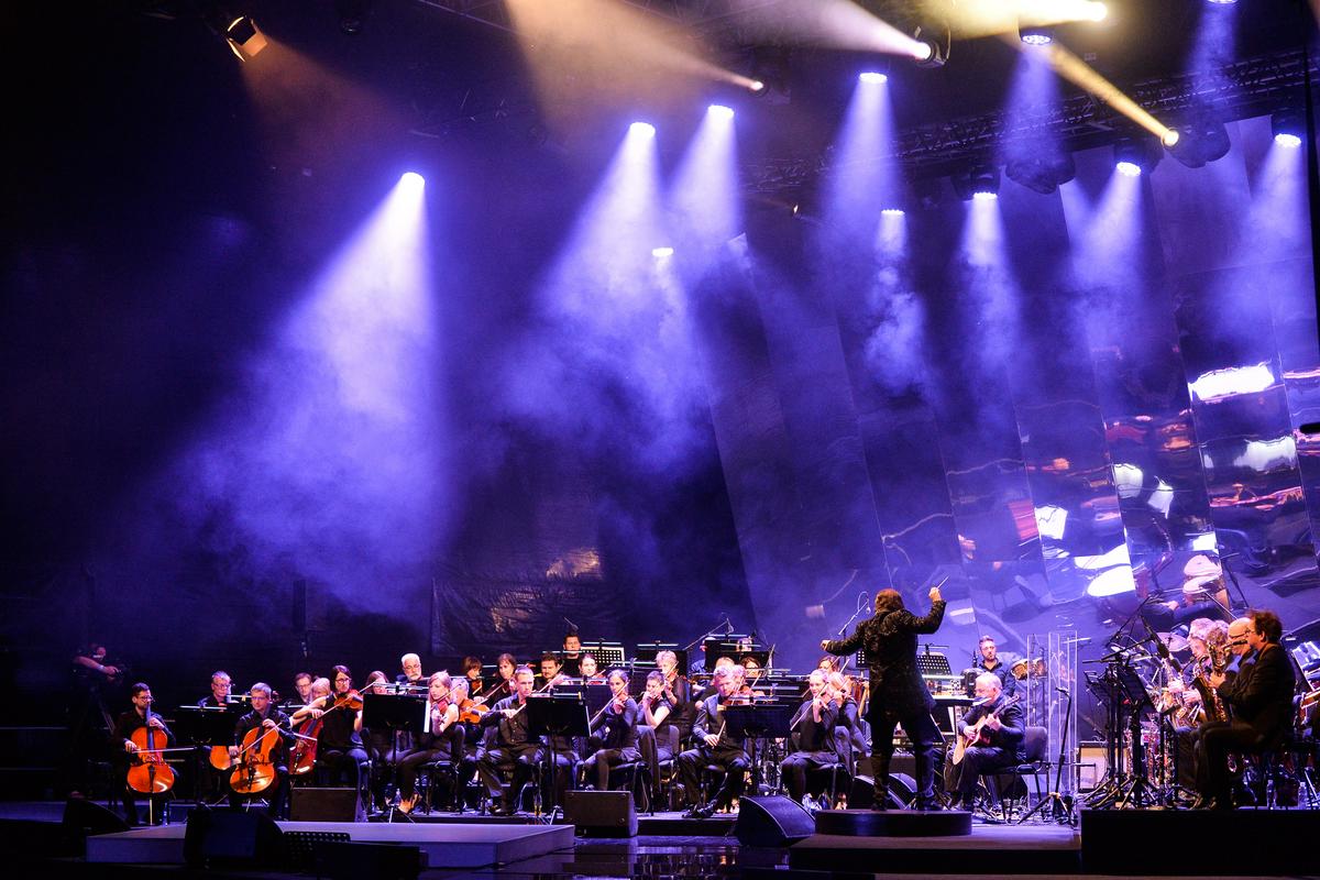 Big Band in Simfonični orkester RTV Slovenija sta poskrbela za izjemno instrumentalno spremljavo. Foto: BoBo/Alen Milavec