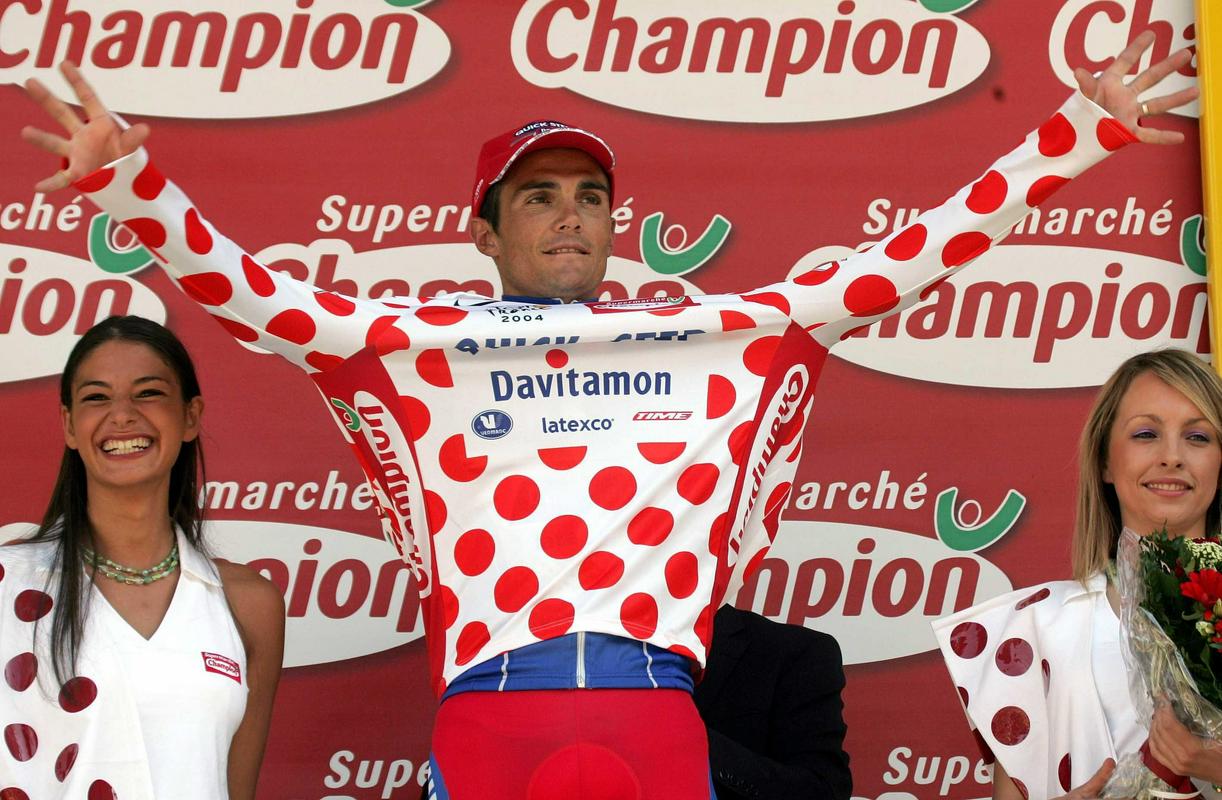 Richard Virenque je edini kolesar, ki je kar sedemkrat osvojil pikčasto majico. Foto: EPA