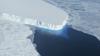 Največja ledena gora na svetu se premika