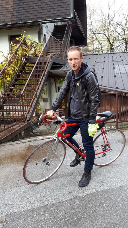 Josip Rotar iz Mariborske kolesarske mreže. Foto: Osebni arhiv Josipa Rotarja