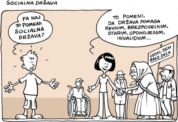 Strip je nastal ob dvajseti obletnici sprejetja Ustave Republike Slovenije. Foto: Zoran Smiljanić