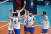 Srbi v odločilnem nizu nadigrali Francoze za nedeljski finale s Slovenci