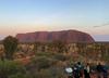 Zadnji vzpon na Uluru, eno največjih atrakcij v Avstraliji