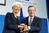 Christine Lagarde prevzela vodenje ECB-ja v bančno nestabilnem času