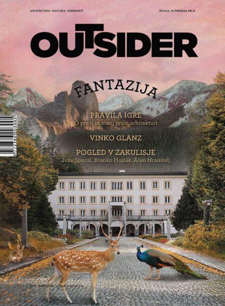 Naslovnica za revijo Outsider. Foto: Osebni arhiv umetnice
