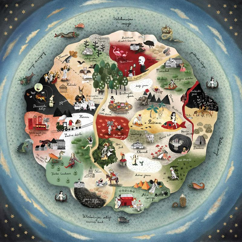 Vinjete straholjubca, Mappa Mundi. Foto: Vige Vage knjige