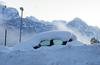 Močno sneženje v Avstriji in Franciji, kjer je umrl moški