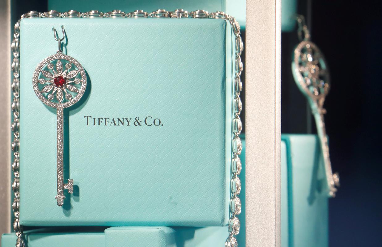 Odtenek sinjemodre, ki je rezerviran za Tiffany. Foto: Reuters