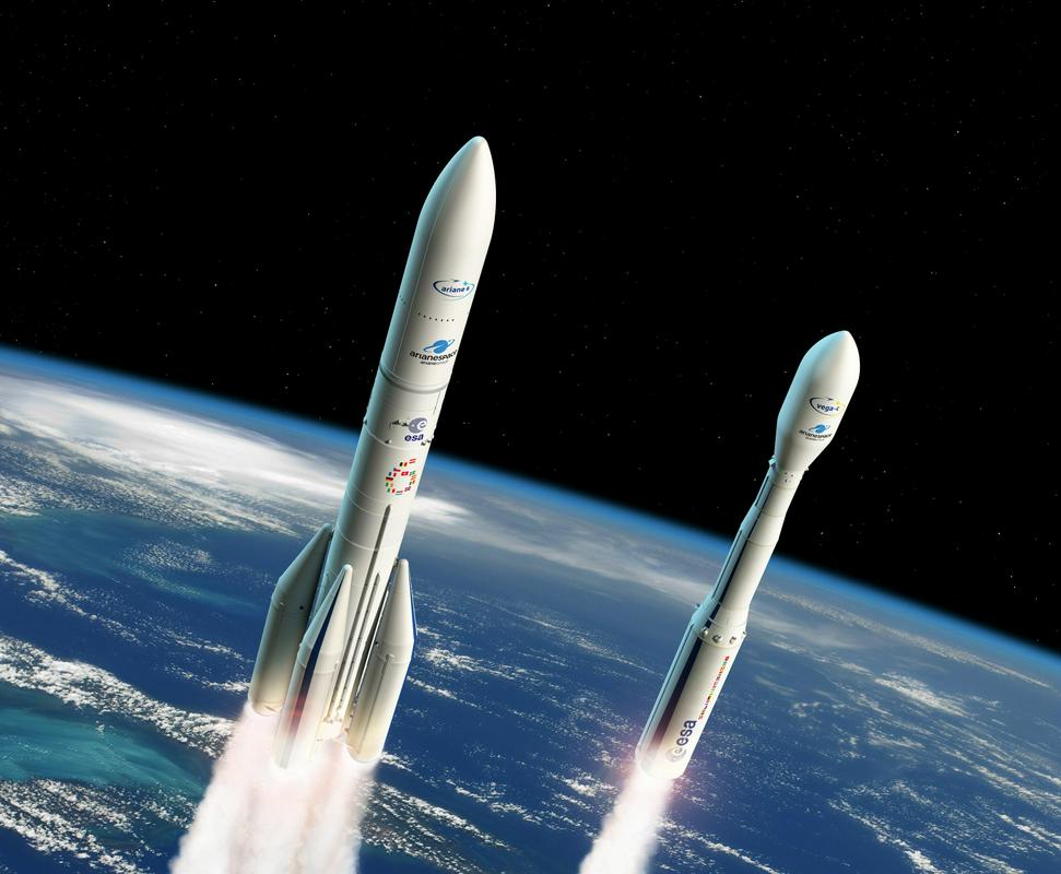 Bosta Ariane 6 in Vega-C rešila evropsko raketno industrijo? Foto: Esa