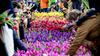 Glavni amsterdamski trg preplavilo morje tulipanov