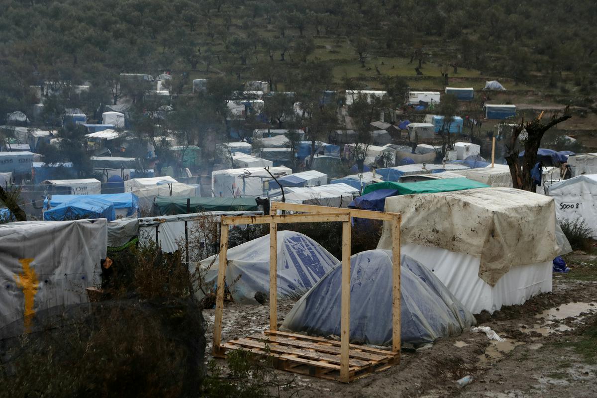 Pogled na natrpano begunsko taborišče. Foto: Reuters