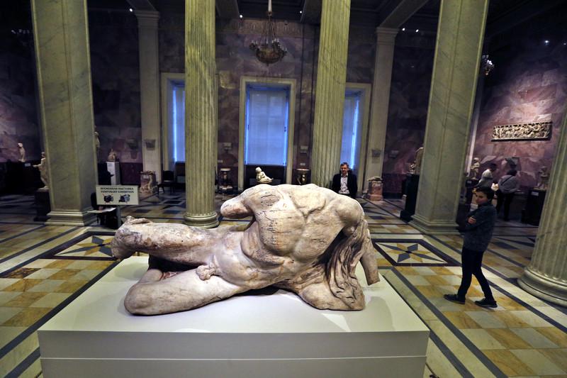 Torzo iz Elginove zbirke, ki je na ogled v Britanskem muzeju. Foto: EPA