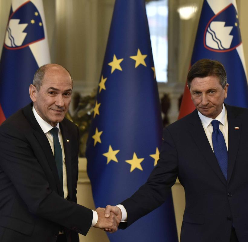 Pahor je DZ-ju Janšo predlagal za novega predsednika vlade. Foto: BoBo