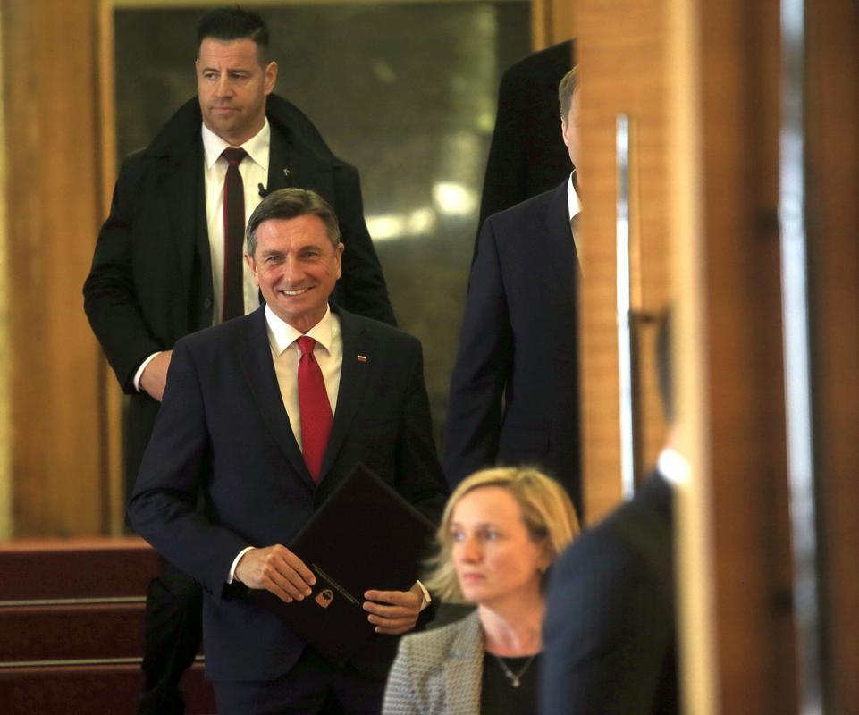Med povabljenimi na sejo je bil tudi predsednik države Borut Pahor. Foto: BoBo