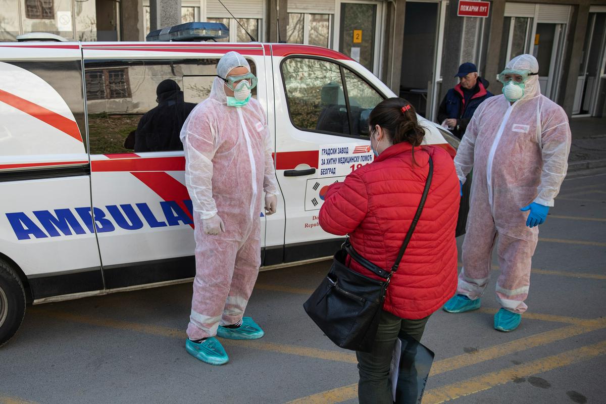 Hospitalizacija bolnice v Beogradu. Foto: Reuters