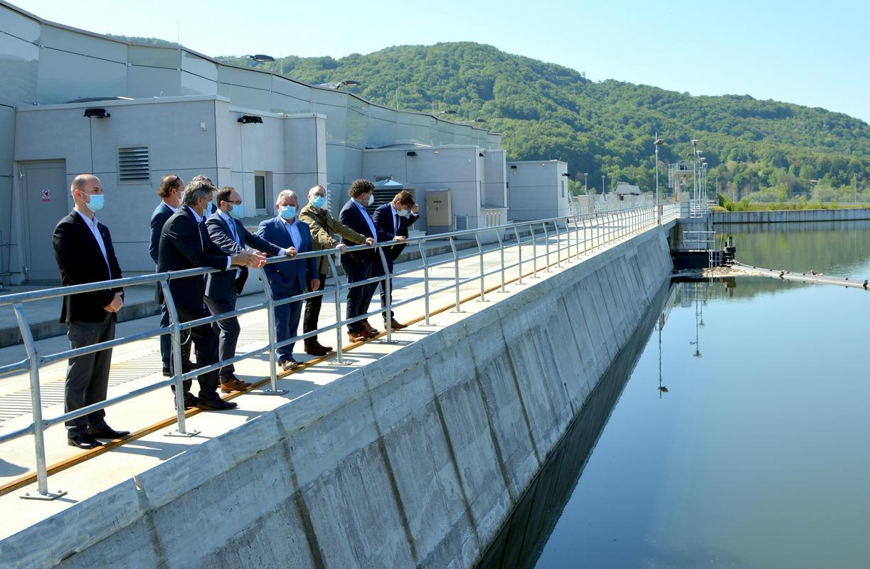 DZ je konec aprila izglasoval novelo, ki predvideva pospešitev projekta gradnje hidroelektrarne (HE) Mokrice. Foto: MOP
