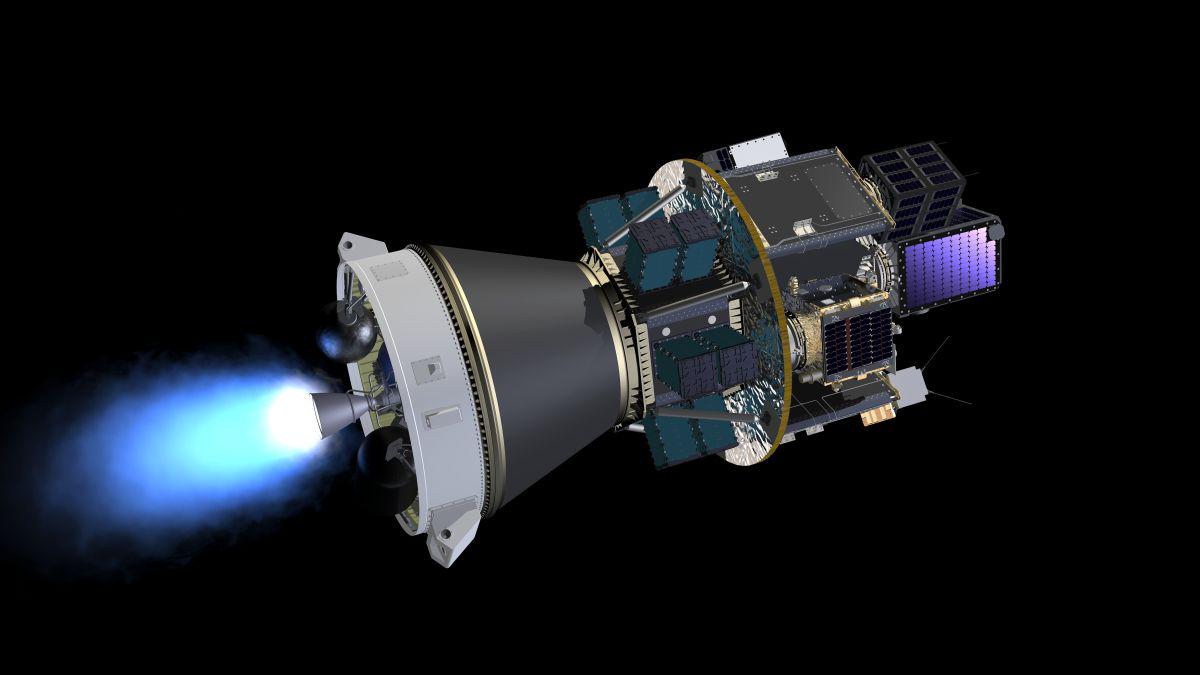 AVUM s pošiljko satelitov. Foto: ESA - J. Huart