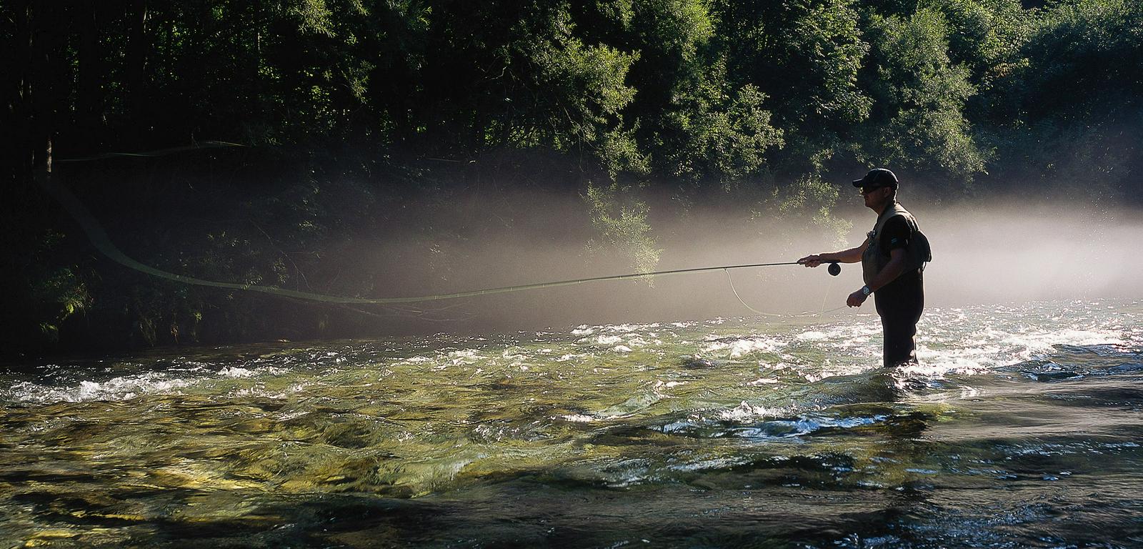 Ribarjenje v reki Radovni. Foto: Reuters