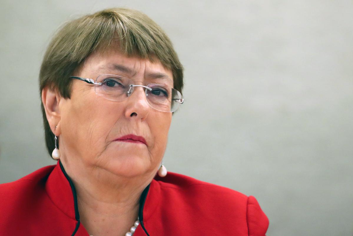 Komisarka ZN-a Michelle Bachelet opozarja na posledice priključitve. Foto: Reuters