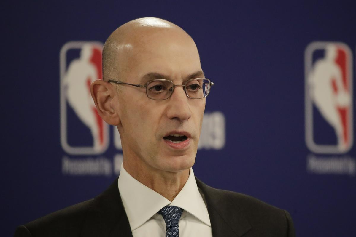 Komisar Lige NBA Adam Silver se je hitro uskladil s sindikatom košarkarjev. Foto: AP