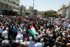 Protest Palestincev v Gazi proti izraelski priključitvi Zahodnega brega