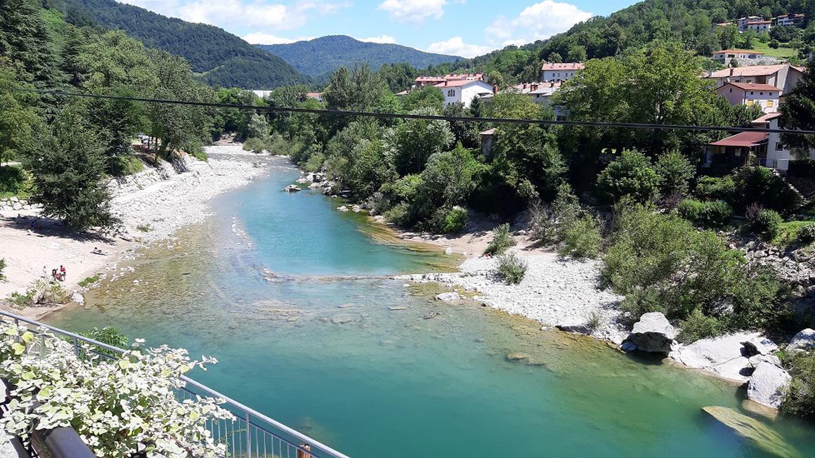 Kanal ob Soči. Foto: Radio Koper/Andrej Šavko