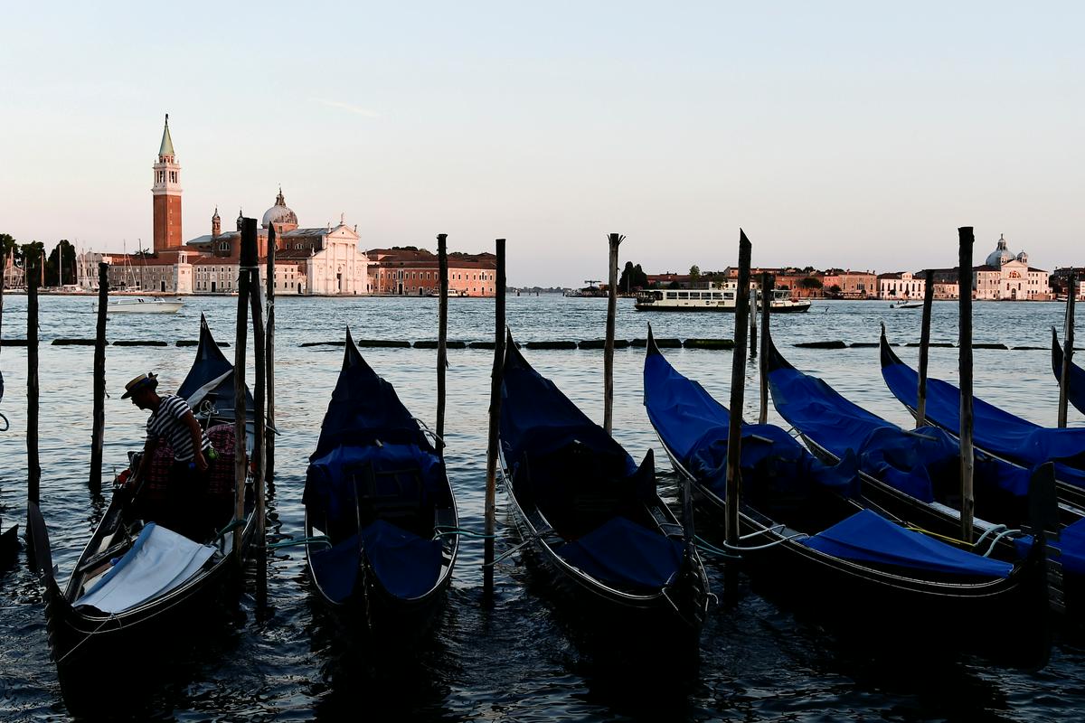 Precej tišje Benetke. Foto: Reuters