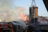 Ob požaru v postojnski industrijski coni gasilci preprečili ekološko katastrofo
