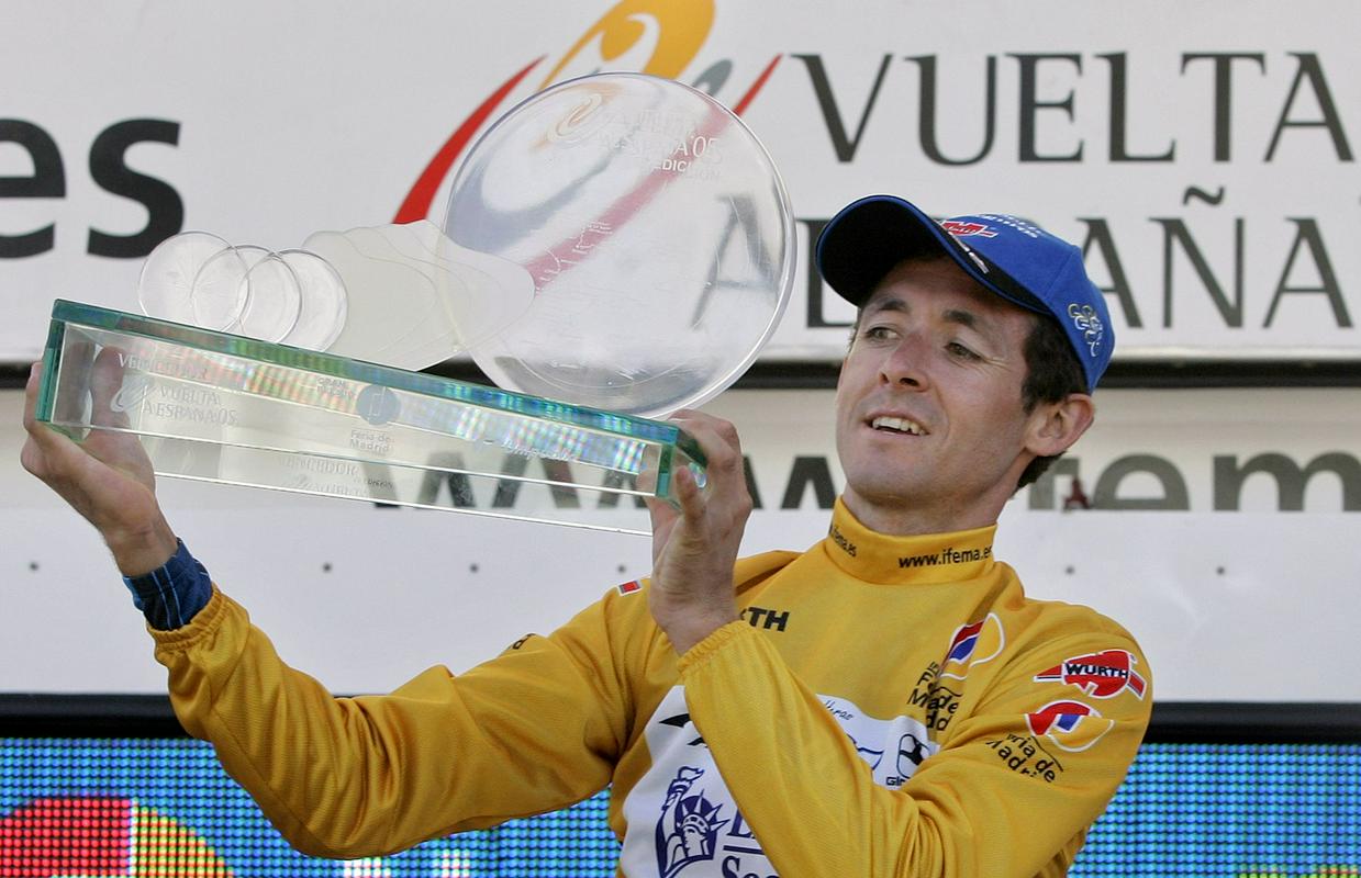 Roberto Heras je na Touru pomagal Lancu Armstrongu, na Vuelti pa je bil kapetan. Španec je edini kolesar, ki je Vuelto dobil štirikrat. Leta 2005 so mu najprej odvzeli zmago, nato pa po odločitvi španskega vrhovenga sodišča vrnili. Foto: AP