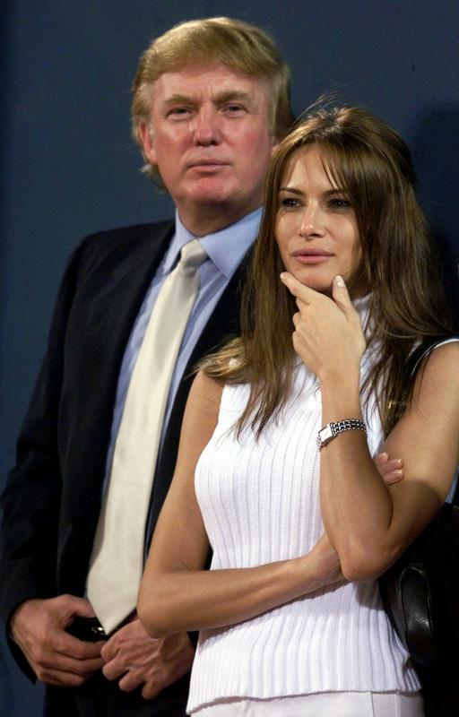 Ko je bila še Trumpova spremljevalka leta 2000. Foto: AP