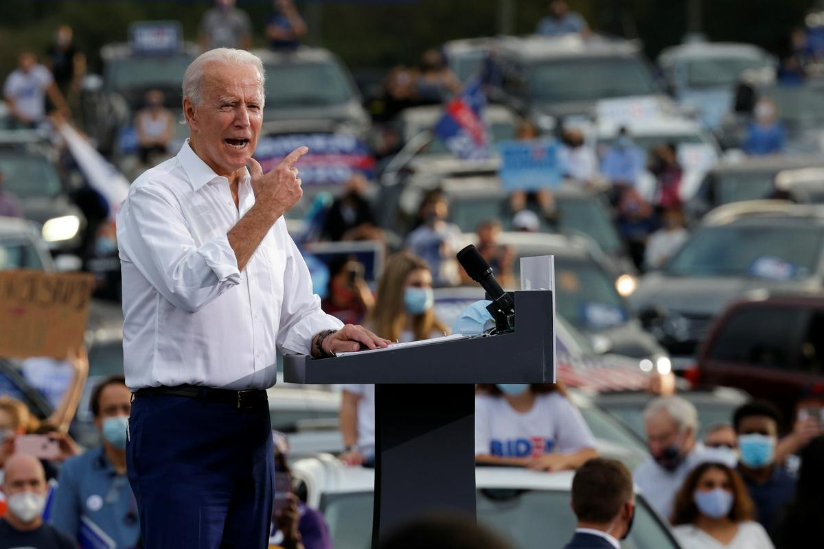 Joe Biden je podpornike nagovoril Georgii, ki ni volila demokrata od leta 1992. Foto: Reuters