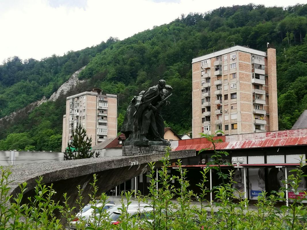 Partizanski spomenik v Trbovljah. Foto: SOJ RTV SLO/Andrej Doblehar/RTV Slovenija