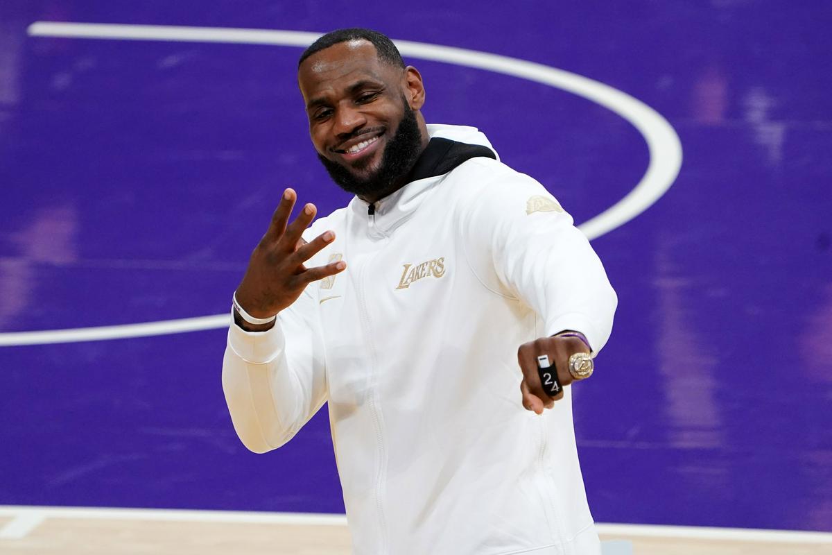 LeBron James ima štiri šampionske prstane, a njegovi apetiti so še precej večji. Foto: Reuters