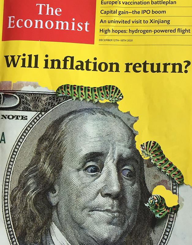 Pri tedniku The Economist so se v eni od zadnjih izdaj spraševali, kakšna je možnost, da se bodo morala razvita gospodarstva znova spopadati z inflacijo. Foto: MMC RTV SLO
