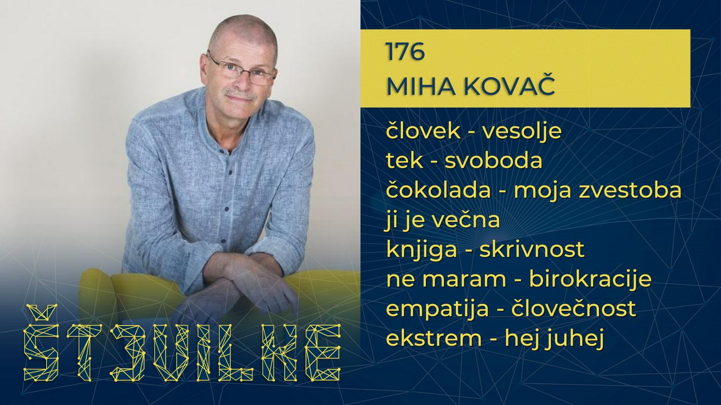 Igra asociacij in ... Miha Kovač. Foto: MMC RTV SLO