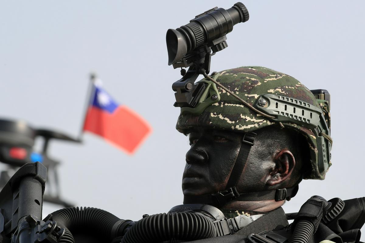 Pripadnik tajvanske vojske. Foto: EPA