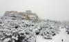 Sneg presenetil prebivalce Aten, norveški veleposlanik pa – na smuči!