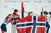 Švedinje v štafeti predale krono Norvežankam