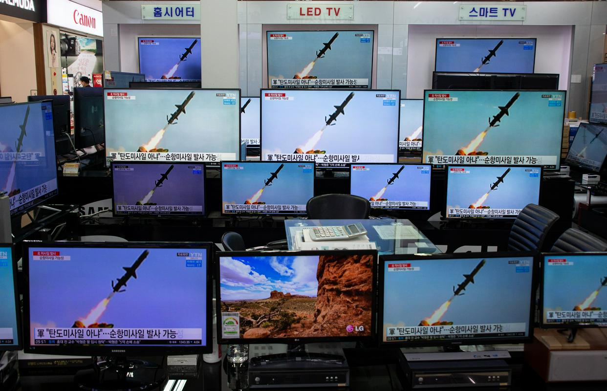 Severna Koreja od leta 2017 ni izvedla testa jedrskega orožja ali medcelinske balistične rakete. Foto: EPA