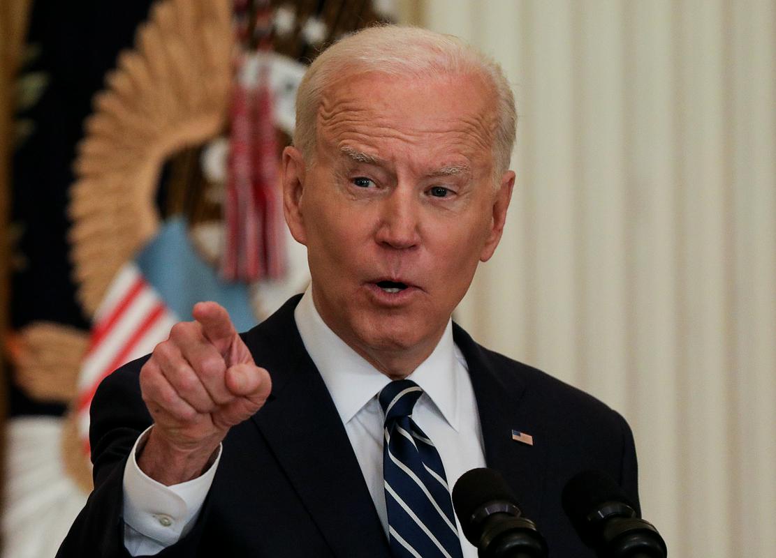 Ameriški predsednik Biden bi lahko številne sankcije proti Iranu odpravil s predsedniškim ukazom. Za zdaj trdi, da ZDA ne bodo popustile. Foto: Reuters