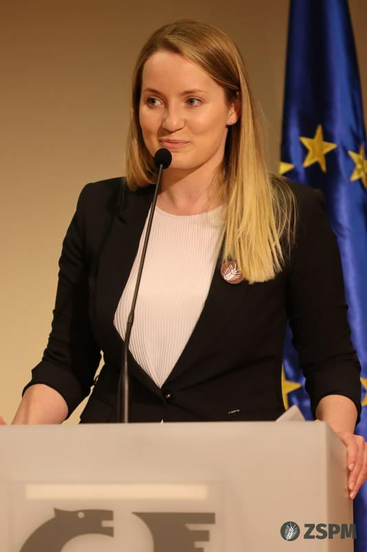Anja Mager, predsednica Zveze slovenske podeželske mladine.Foto: ZSPM