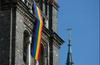 Ker Vatikan ni blagoslovil istospolnih zvez, nekatere cerkve v Avstriji izobesile mavrično zastavo
