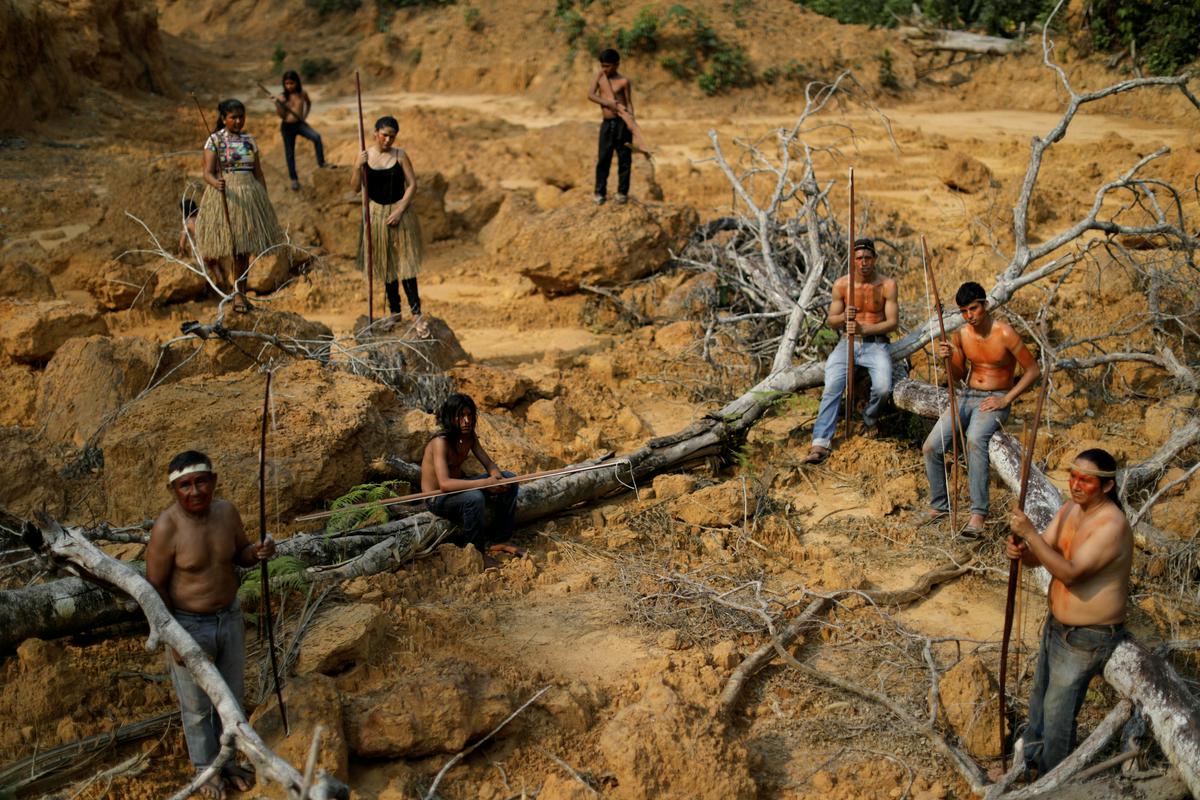 Ljudstvo Mura v brazilskem Amazonskem gozdu. Foto: Reuters