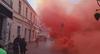 Protesti v Beogradu: dimne bombe pred črnogorskim veleposlaništvom