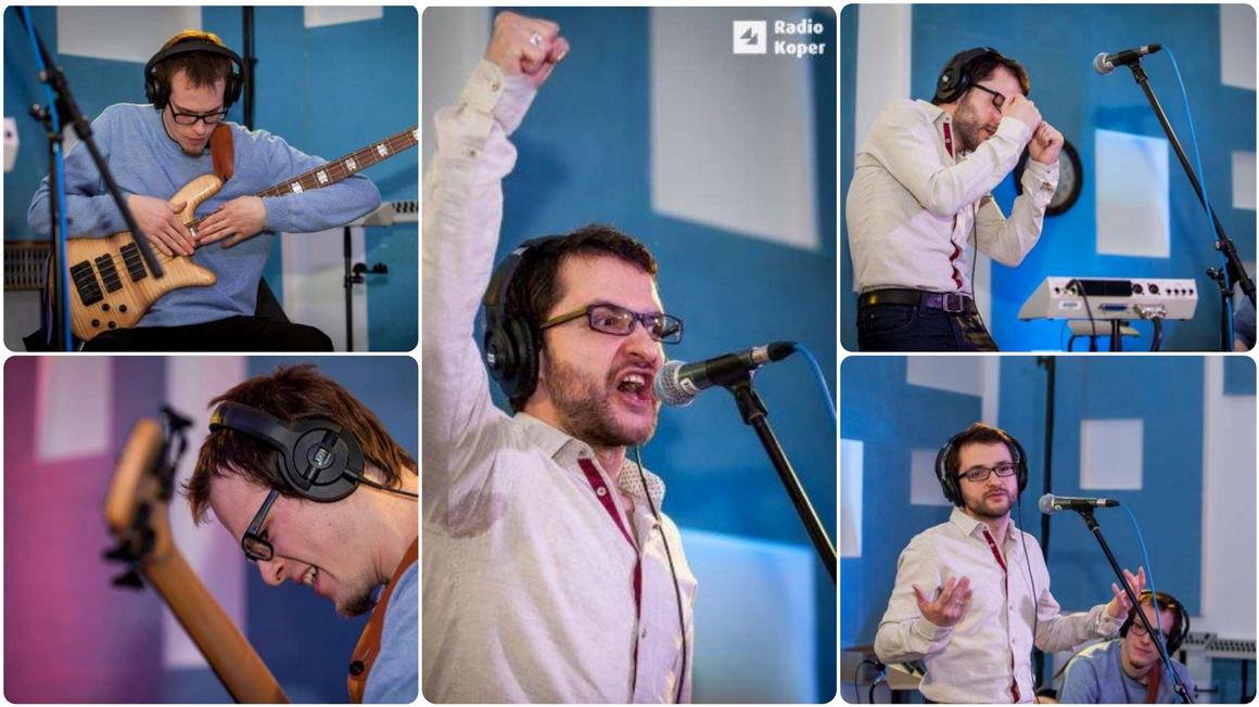 Na sliki nastop skupine Bas in glas v studiu Hendrix leta 2015. Foto: Radio Koper/Alan Radin