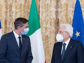 President Pahor pays a visit to Italy