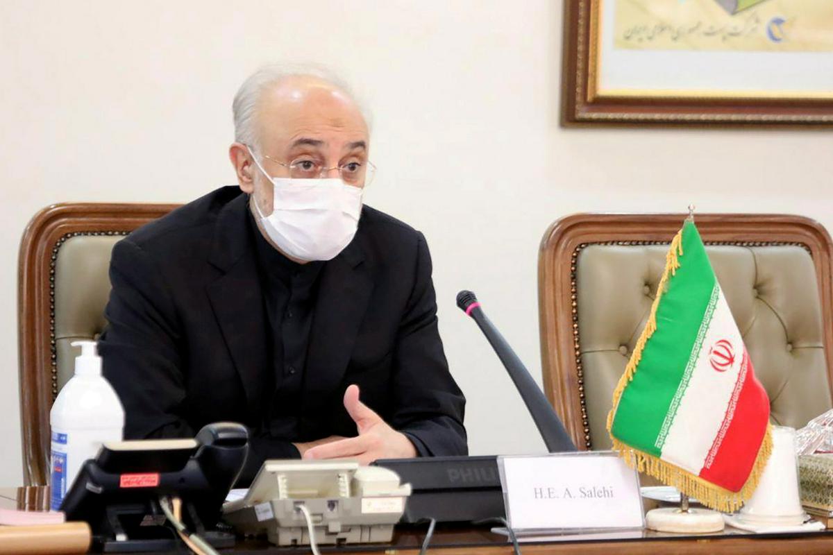 Vodja iranske agencije za jedrsko energijo Ali Akbar Salehi. Foto: EPA