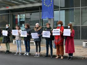 Proceedings against high school protester stopped