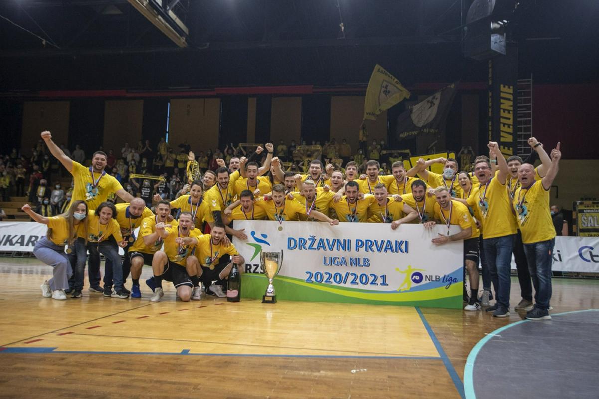 Velenjčani so se konec maja veselili četrtega naslova državnih prvakov, prvega po letu 2013. Foto: www.alesfevzer.com